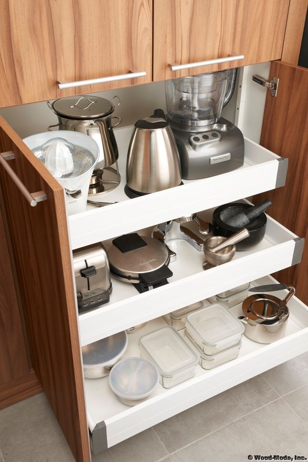 24 Best Kitchens Images On Pinterest Kitchen Modern Units Interior Sliding Drawers Contemporary Kitchen Other Metro Wood Mode Fine Custom Cabinetry