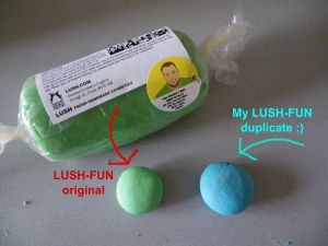 LUSH FUN recipe for DIY kid play dough soap. I tried this stuff when I was in LA...