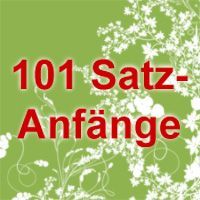 Kennenlernen satzanfänge