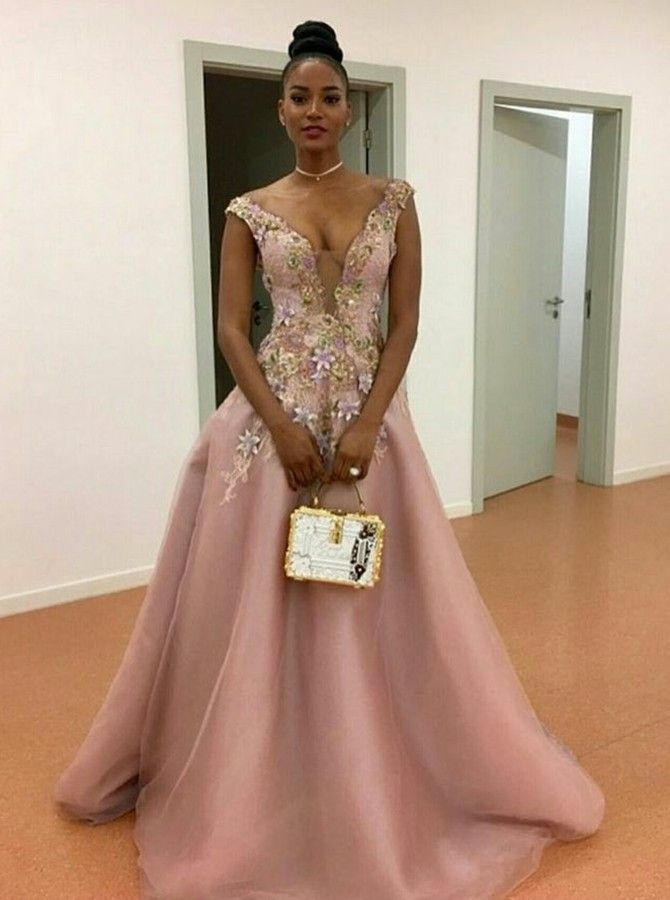 Prom dresses, Pink tulle prom dress