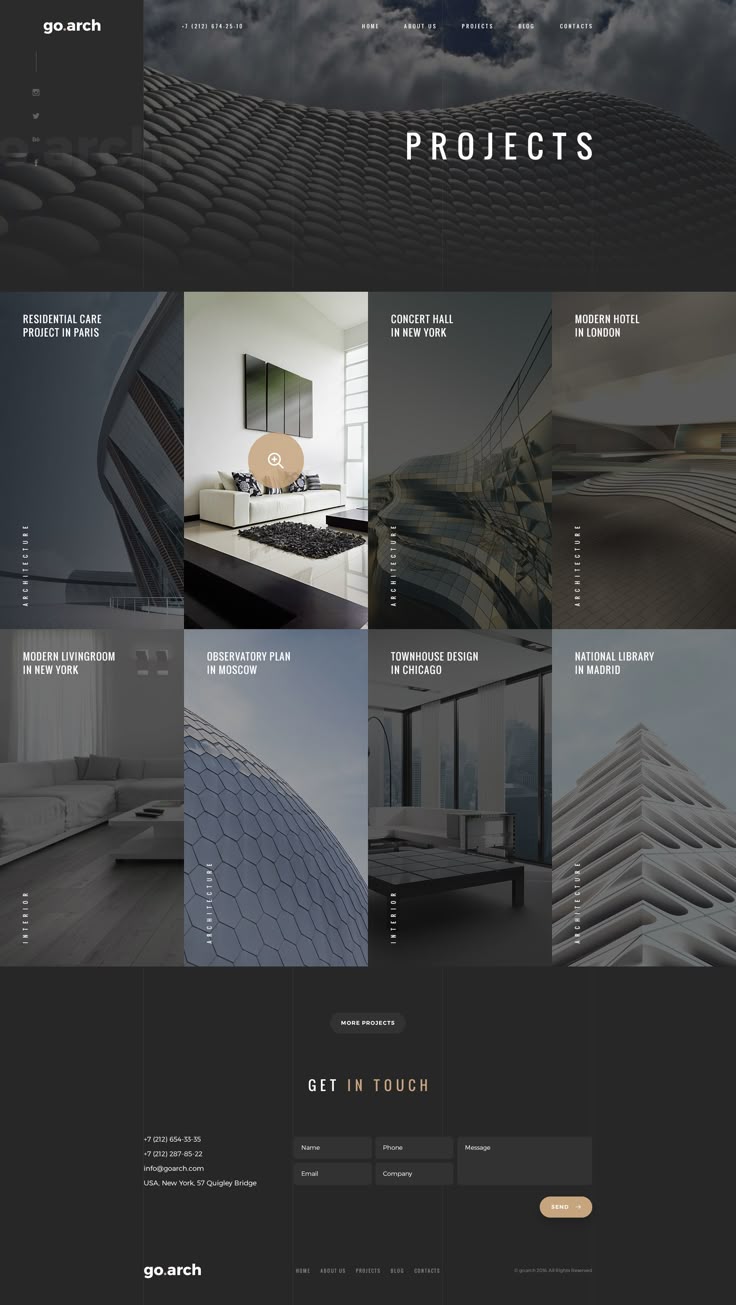 7 best interior/ architecture website design images on pinterest 7 best interior/ architecture website design images on pinterest, Presentation templates
