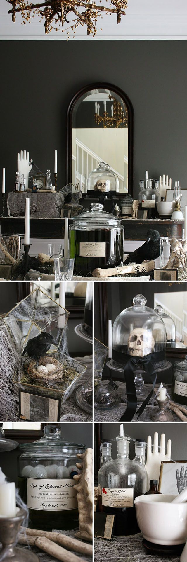 im always drawn to black and aged white halloween decor classy and sinister - Black And White Halloween Decorations im always drawn to black and aged white halloween decor classy and sinister - Black And White Halloween Decorations