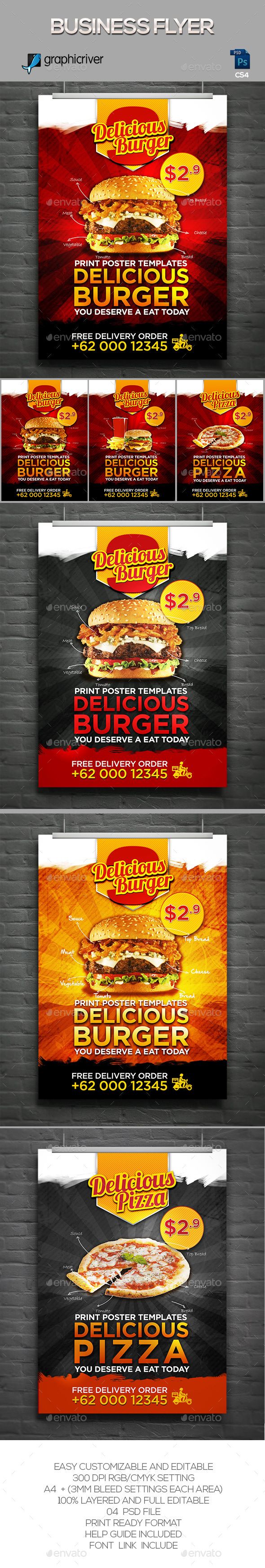 delivery flyer template