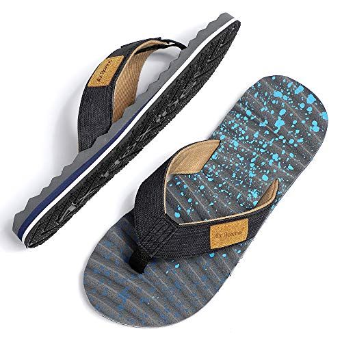 AX BOXING Flip Flops Herren Zehentrenner Sommer Strand Sandalen Indoor Outdoor Slipper AX BOXING Flip Flops Herren Zehentrenner Sommer Strand Sandalen Indoor Outdoor Slipper
