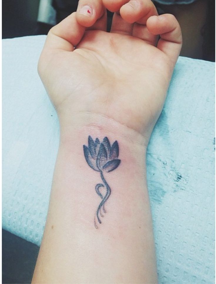 The flower is a lotus flower, lotus flowers represent