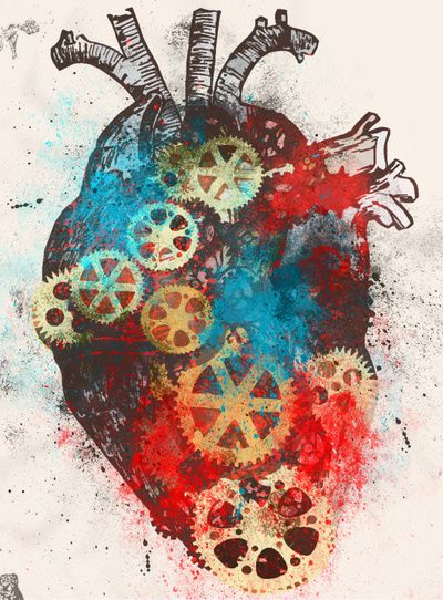 89 best Mechanical Heart images on Pinterest | Steampunk heart, Heart art and My heart
