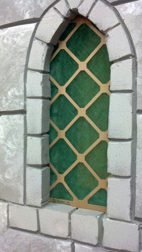 castle window for knights of god vbs decorating foam and a cheap air filter