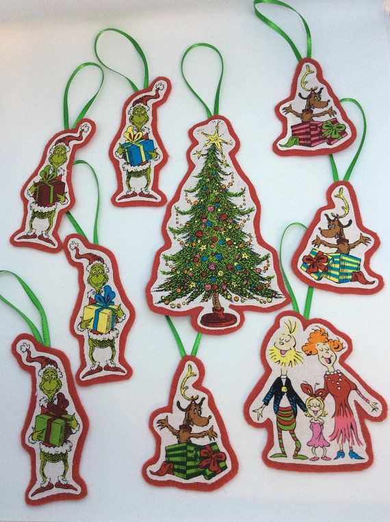 How The Grinch Stole Christmas, Christmas Ornaments-Set Of 9 How the Grinch Stole Christmas, Christmas Ornaments-Set of 9 - How The Grinch Stole Christmas, Christmas Ornaments-Set Of 9