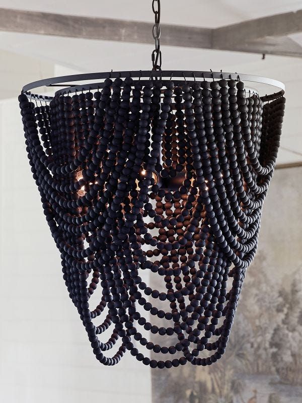 Beaded chandelier cheap beacon lighting