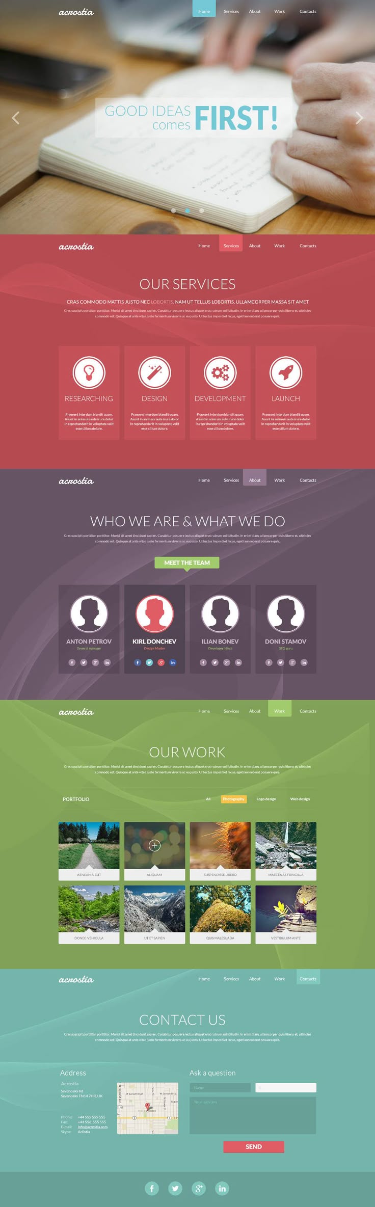 website designs free