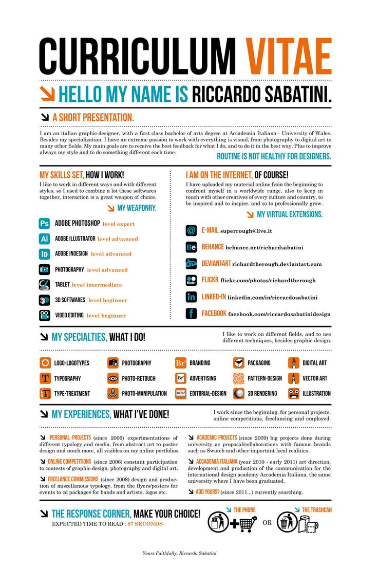 social media sample resumes