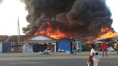 Fire Guts Popular Zamfara State Market A popular second hand clothing market in Zamfara State has been razed down by a fire and goods worth over N20 million was destroyed by the fire. Not actual photo According to Vanguard twelve shops housing second hand clothes and other valuables belonging to traders were affected. One of the victims Alhaji Adamu Maigwanjo who spoke to newsmen on behalf of others said he lost over N3 million goods. He said many traders in the market even lost more. He therefore appealed to the government to come to their aid immediately so that they could resume business particularly at this season of economic recession. The Executive Secretary of the state emergency management agency Malam Sanusi Kwatarkwashi said he has mobilized staff to carry out an assessment of the disaster. Kwatarkwashi who described the incident as very disheartening called on the victims to be patient and consider the disaster as an act of God. Both the traders and other residents in the state expressed worries over the failure of the state fire service to respond to the fire. The fire was put out by the combined efforts of the traders and residents around the market. The fire fighting vehicles of the state have either broken down or are short of fuel to carry out any rescue operation. fire issues Market News nigerians PHOTOSPEAKS Zamfara State