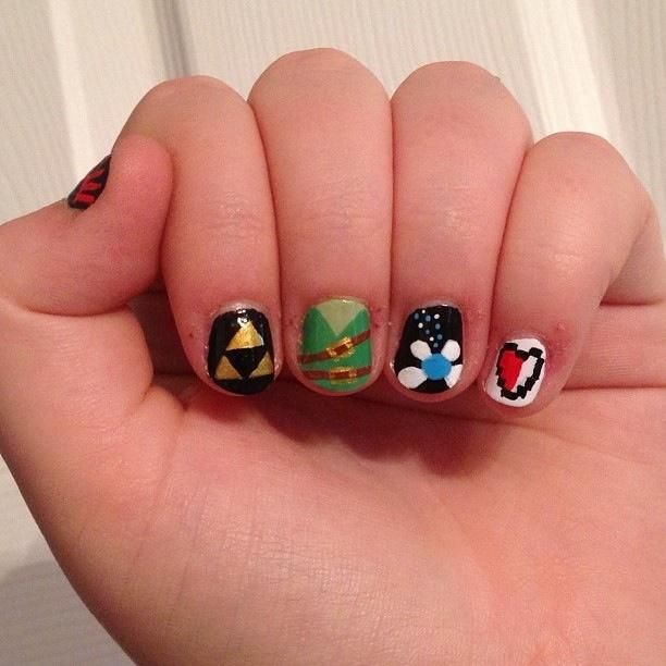 Legend Of Zelda Nail Art Nails Nail Art Diy Hair And Nails Legend Of Zelda Nail Art Nails Nail Art Diy Hair And Nails