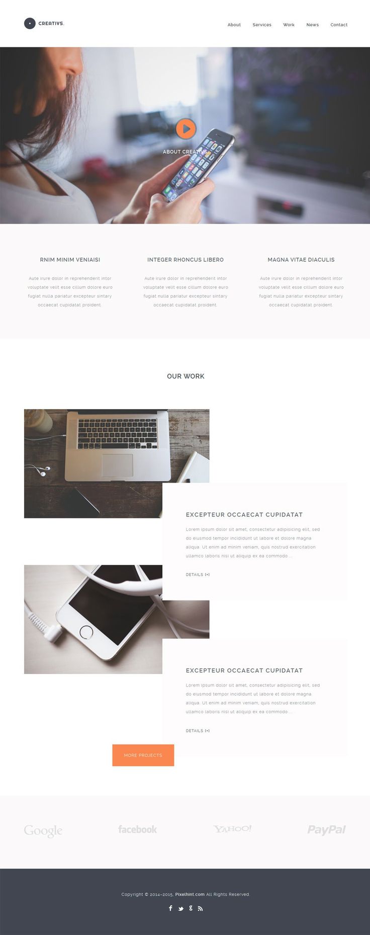 author web template
