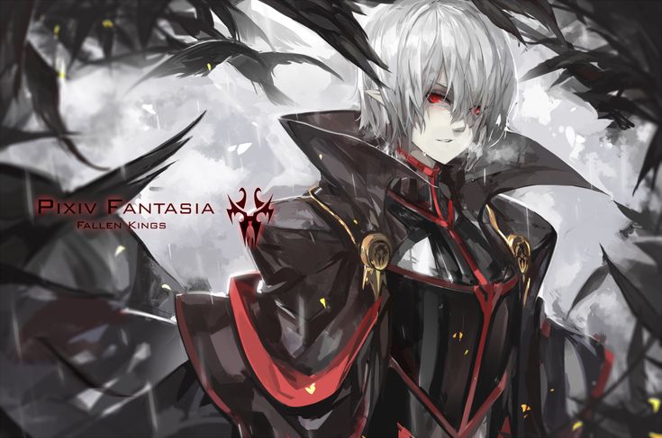 Anime boy demon king