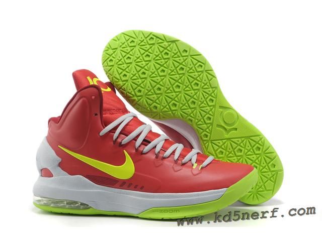 Sale Cheap Nike Zoom KD V 5 Red White Green Basketball Shoes Basketball Shoes Shop