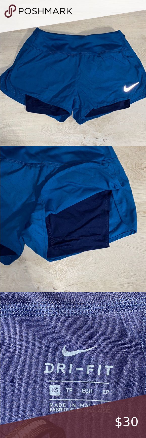 Nike DRI FIT Blue Shorts Size XS Black Nike Shorts Nike Tempo Shorts nike-dri-fit-blue-shorts-size-xs-black-nike-shorts-nike-tempo-shorts