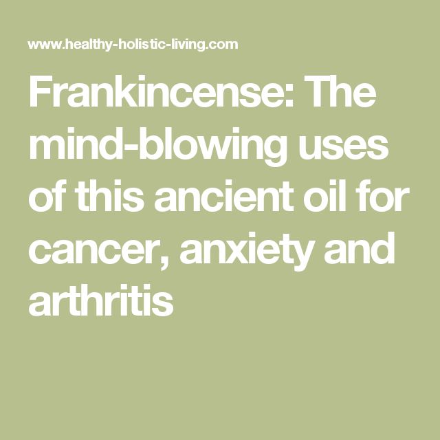 Frankincense arthritis