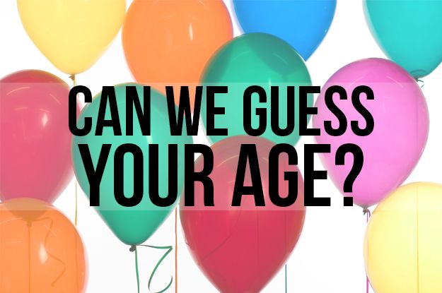 Can We Guess Your Age Based On The Year You Were Born? | Guess your age Plastic Guess