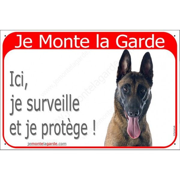 Pets-Easy.com Panneau chien ou plaque Berger-Allemand 20 cm