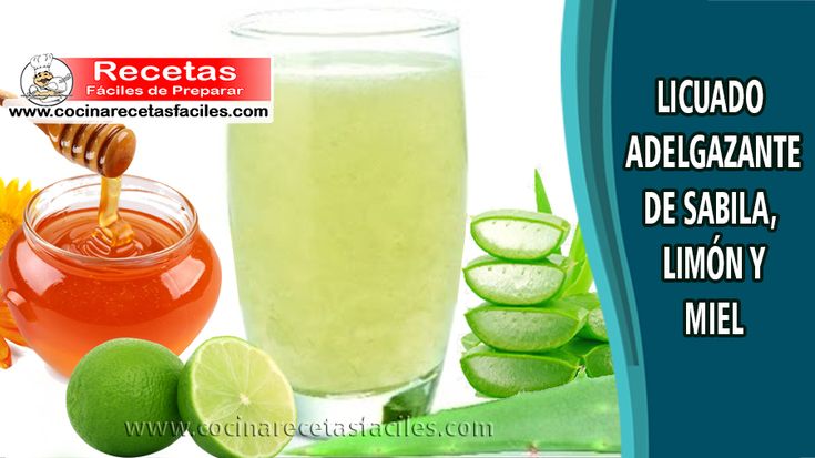 Bebidas para adelgazar con sabila propiedades
