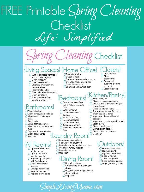 100 best Spring Cleaning! images on Pinterest Households - spring cleaning checklist 100 best Spring Cleaning! images on Pinterest Households - spring cleaning checklist
