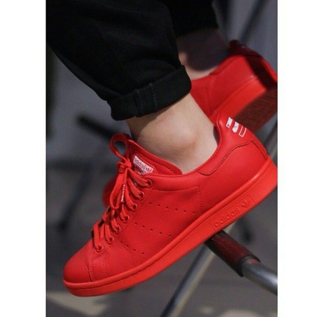 red sneakers mens fashion