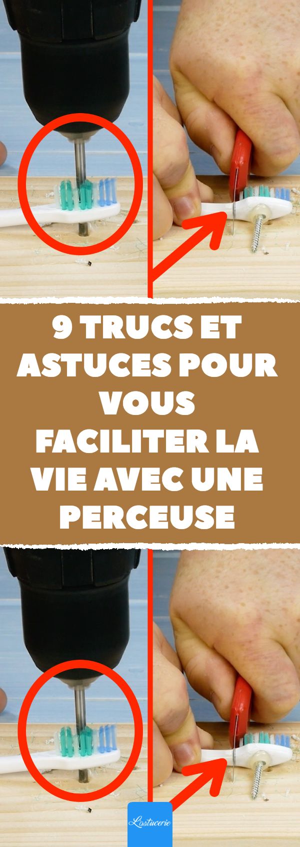 9 trucs et astuces pour vous faciliter la vie avec une perceuse. #perceuse #ast...