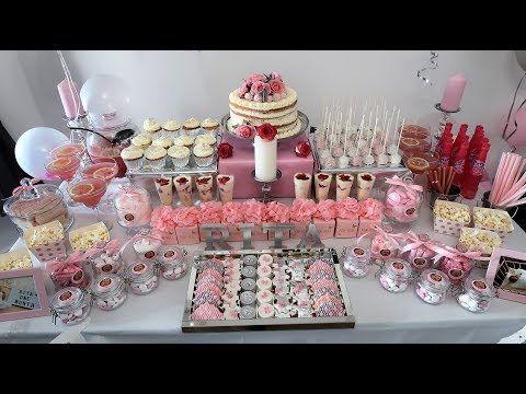 باقل التكاليف حضرت بوفيه كلاس وجد راقي لاول عيد ميلاد بنتي Youtube Buffet Cake Desserts