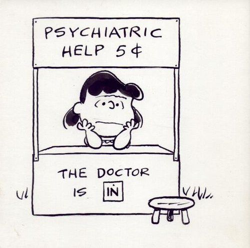 Image result for lucy psychiatrist