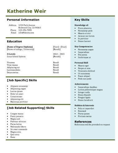 12 best resume templates images on Pinterest Resume templates - how to write a one page resume 12 best resume templates images on Pinterest Resume templates - how to write a one page resume