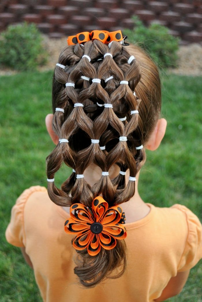 coiffure petite fille avec lastiques