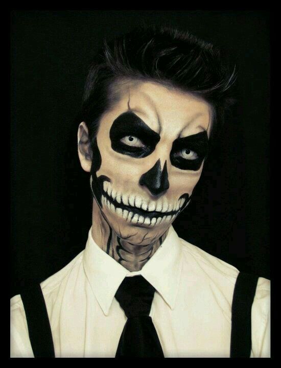Maquiagem de Halloween para homens: caveiras e outras fantasias em dois minutos!