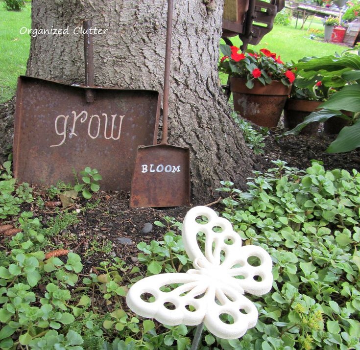 258 Best Junk Gardening - Organized Clutter Blog Images On Another Rusty Shovel Garden Sign - 258 Best Junk Gardening - Organized Clutter Blog Images On