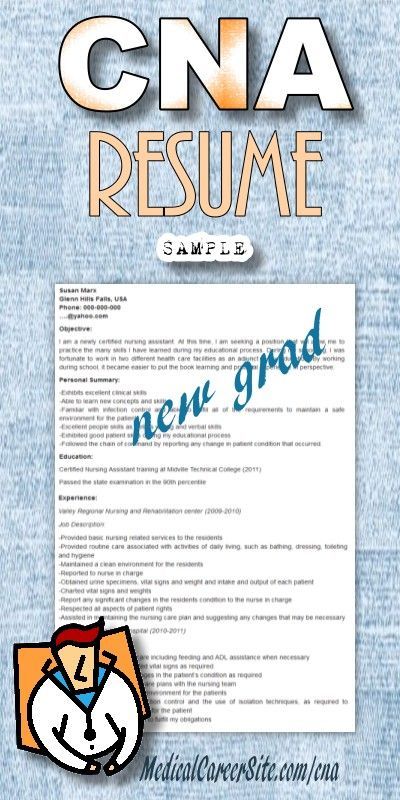 51 best nursing images on Pinterest Nursing schools, Resume tips - nurses aide resume 51 best nursing images on Pinterest Nursing schools, Resume tips - nurses aide resume
