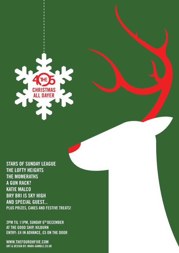 Christmas Party Poster Ideas Part - 30: Christmas Party Poster I Like The Style: White Illustration Minimalist On A Colour Background
