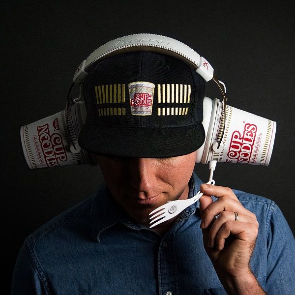 nissin s over the top headphones drum up your love for instant ramen designtaxi com nissin cup noodles headphones