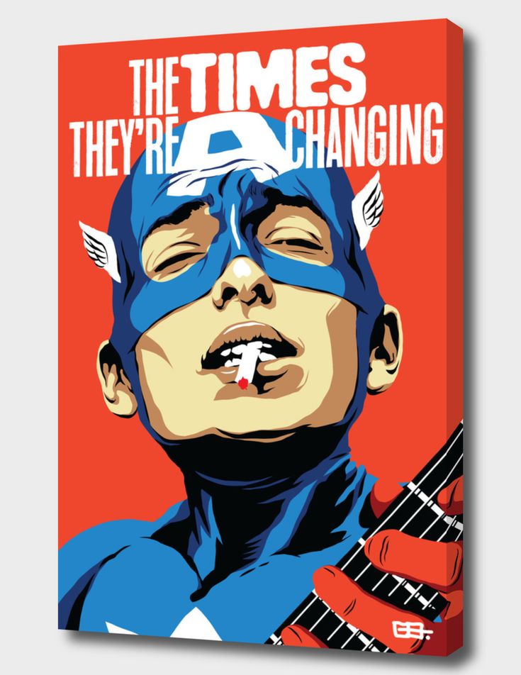 The Times They re A Changing Canvas Print By Butcher Billy the-times-they-re-a-changing-canvas-print-by-butcher-billy