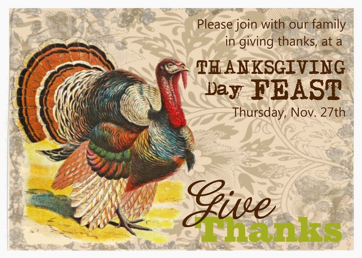 thanksgiving invitations blank templates