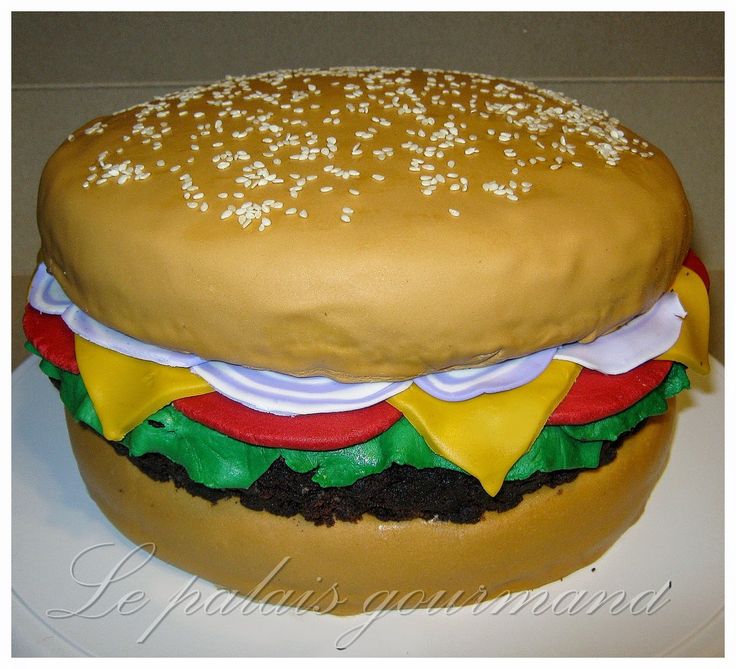 Pin On Gateau Hamburger Pin On Gateau Hamburger