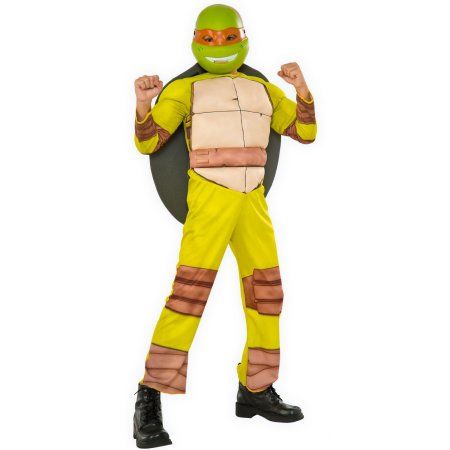 TMNT Turtle Boys Kids Pad Muscle Costume Outfit Set Halloween Party Dress