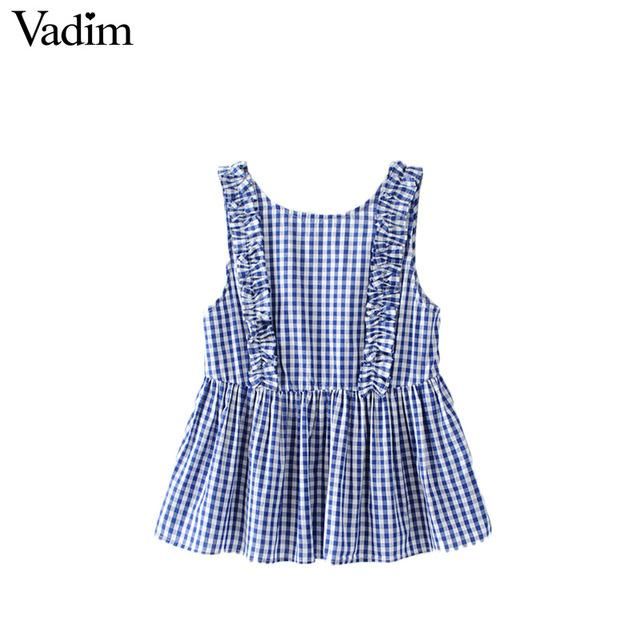 Gender Women Collar O Neck Style Casual Sleeve Length Cm Sleeveless Material Cotton Brand Name Vadim Deco Casual Tank Tops Clothes Casual Tops For Women