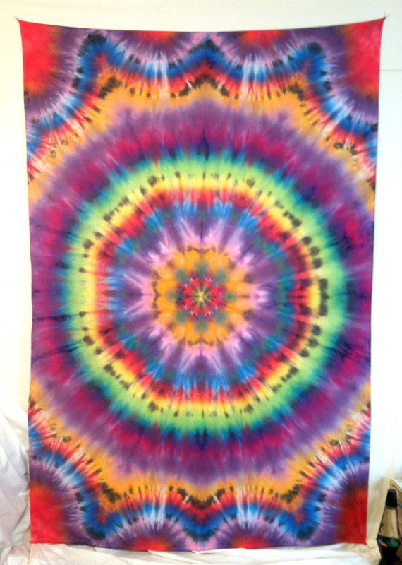 Tapestry Tie Dye Wall Home Decor Large Sized Rainbow Mandala Measures 58 X 90 Crafts - How To Make A Tie Dye Wall Tapestry Tapestry Tie Dye Wall Home Decor Large Sized Rainbow Mandala Measures 58 X 90 Crafts - How To Make A Tie Dye Wall Tapestry