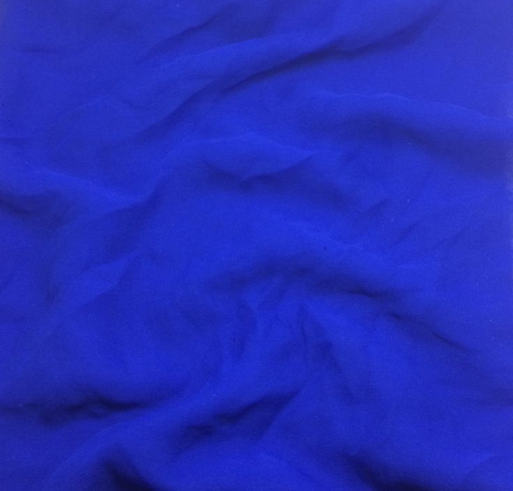 Iridescent Silk Chiffon Fabric Marine Blue