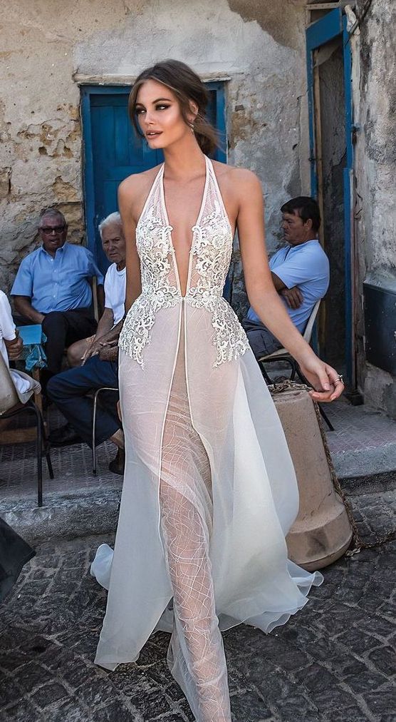 80+ deep v neck wedding dresses ideas | pajamas | wedding dresses