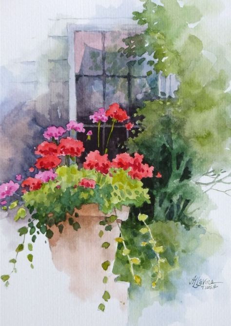 easy watercolor painting ideas