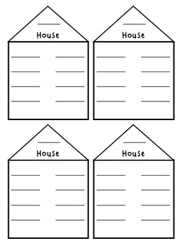 word family house printable magdalene project org word family house template