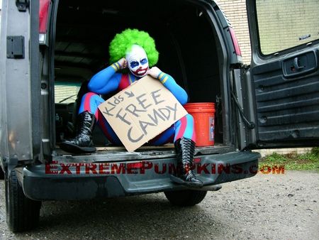 there is nothing more frightening than a clown in a van said the previous pinner - Clown Halloween Decorations there is nothing more frightening than a clown in a van said the previous pinner - Clown Halloween Decorations
