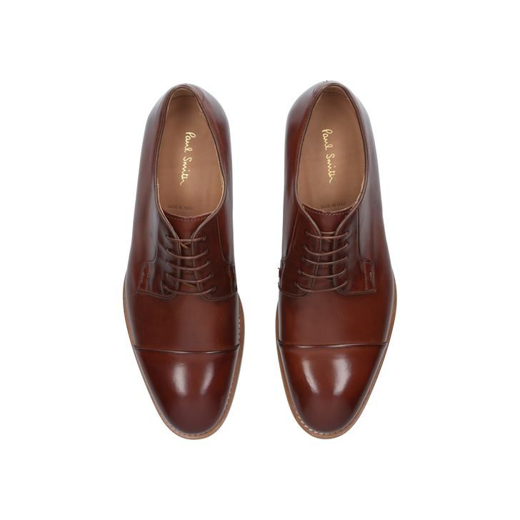 Shop ERNEST TOECAP DERBY Tan Lace Up Shoes by PAUL SMITH at official Kurt Geiger Site. | Up shoes, Dress shoes men, Lace up shoes