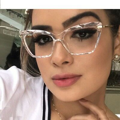 Details about Fashion square glasses frames women trending styles brand comfortable elegant